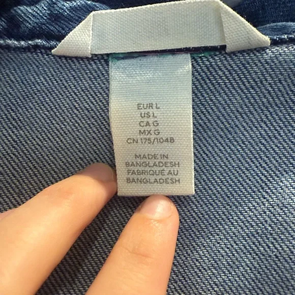 Denim Button Down Dress - Picture 2 of 2